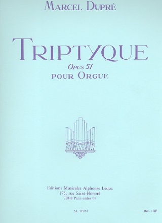 Triptyque op.51 pour orgue