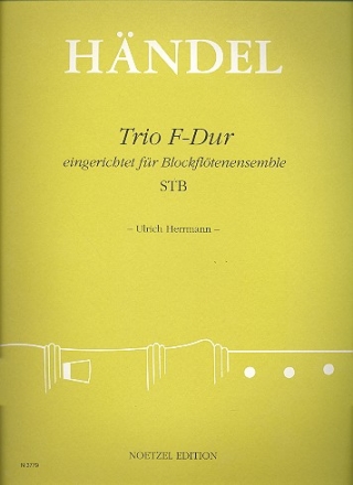 Trio F-Dur fr Blockfltenensemble (STB) Partitur und Stimmen