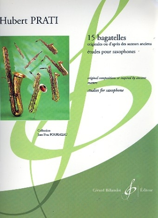 15 bagatelles tudes pour saxophone