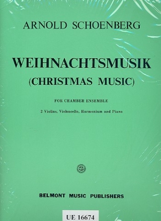 weihnachtsmusik fr Kammerensemble (2 Violinen, Violoncello, Harmonium, Klavier ) Partitur und Stimmen