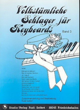 Volkstmliche Schlager Band 3 fr Keyboard