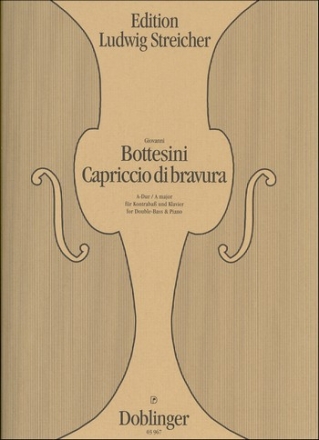 Capriccio di bravura A-Dur fr Kontrabass und Klavier