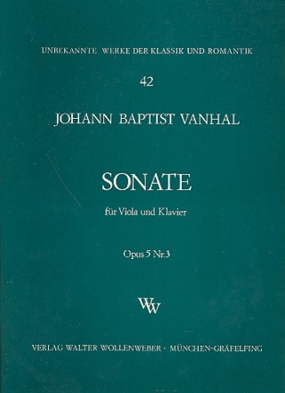 Sonate op.5,3 fr Viola und Klavier