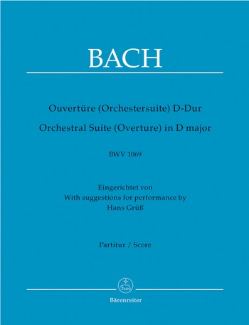 Ouverture D-Dur BWV1069 fr Orchester Partitur