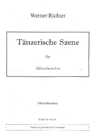 Tnzerische Szene fr 2 Akkordeons