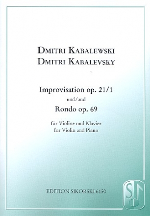 Improvisation op.21,1 und Rondo op.69 fr Violine und Klavier
