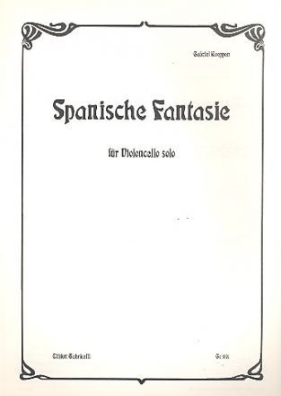Spanische Fantasie fr Violoncello solo