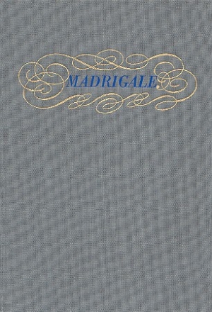 Smtliche Madrigale Band 3  Partitur