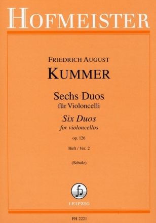 6 Duos op.126 Band 2 (Nr.4-6) fr 2 Violoncelli Spielpartitur