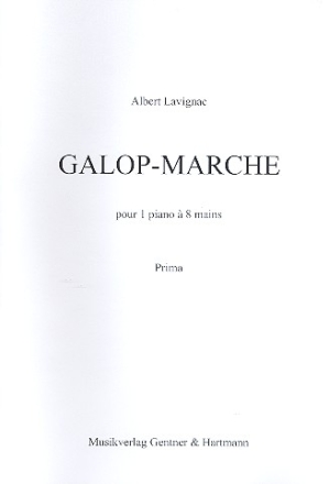 Galop-Marche pour un piano  8 mains Partitur und Stimmen