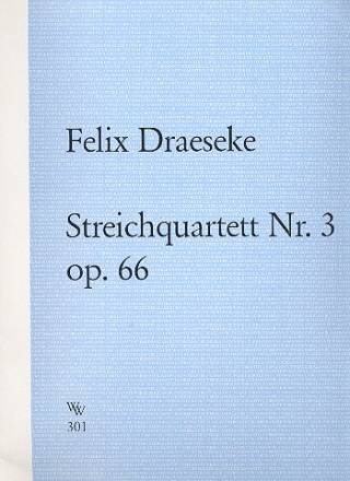 Streichquartett Nr.3 op.66 Partitur (= Violine 1) und Stimmen