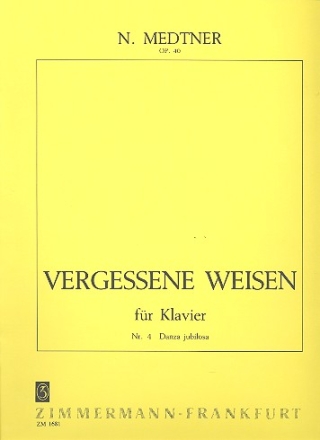 Danza jubilosa op.40,4 fr Klavier