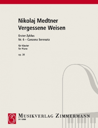 Canzona serenata op.38,6 fr Klavier Vergessene Weisen Nr.6