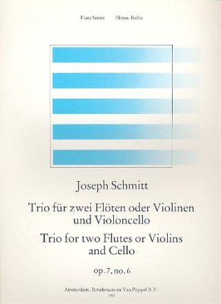 Trio op.7,6 fr 2 Flten und Violoncello (2 Violinen und Violoncello)