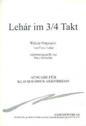 Lehar im 3/4 Takt fr Klavier