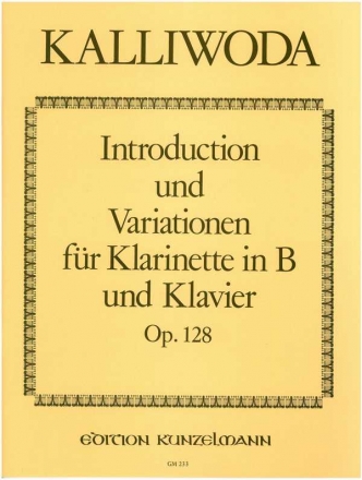 Introduction und Variationen op.128 fr Klarinette und Klavier