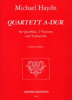 Quartett A-Dur fr Flte, 2 Violinen und Violoncello