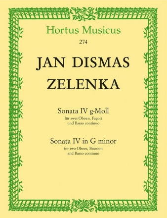 Sonate g-Moll Nr.4  fr 2 Oboen, Fagott und Bc