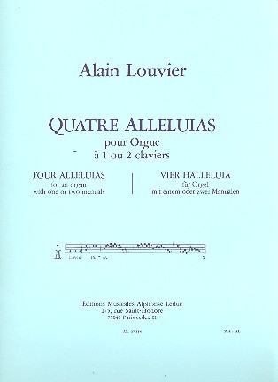 4 alleluias pour orgue