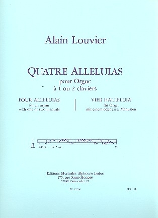 4 alleluias pour orgue