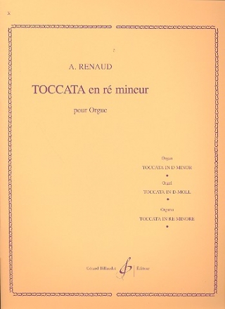 Toccata r mineur op.108,1 pour orgue