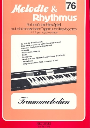 Traummelodien: fr E-Orgel / Keyboard