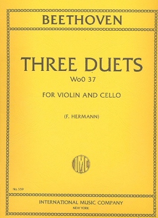 3 Duets WoO37 for violin and cello