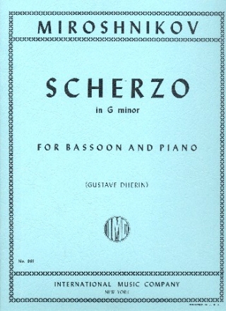 Scherzo in g Minor for bassoon and piano