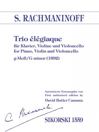 Trio elegiaque g-Moll fr Klaviertrio