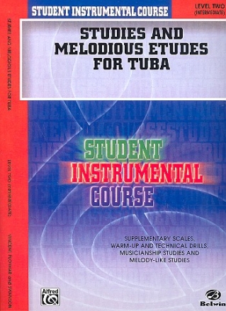 Studies and melodious etudes level 2 - for tuba student instrumental course 2