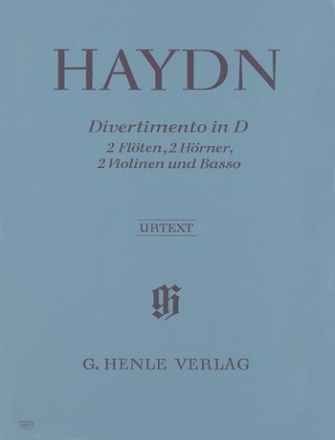 Divertimento D-Dur  7 Hob.II:8 fr 2 Flten, 2 Hrner, 2 Violinen und Ba Partitur und Stimmen