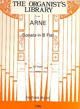 Sonata B flat major for organ