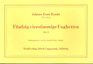 50 vierstimmige Fughetten Band 2 (Nr.23-50) fuer orgel