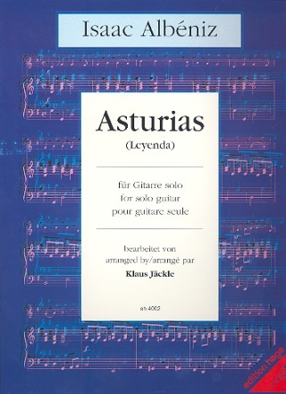 Asturias (Leyenda) fr Gitarre
