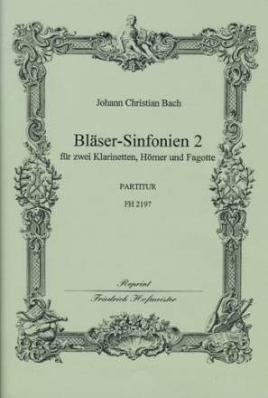 Blser-Sinfonien Band 2 fr 2 Klarinetten, 2 Hrner und Fagott Partitur