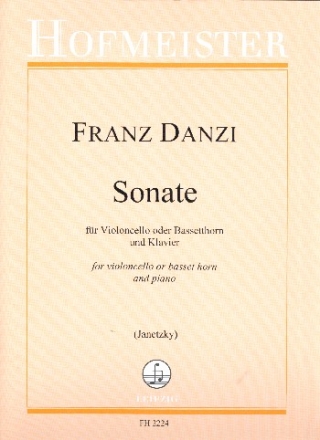 Sonate fr Violoncello (Bassetthorn) und Klavier