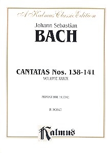 Cantatas nos.138-141 study score