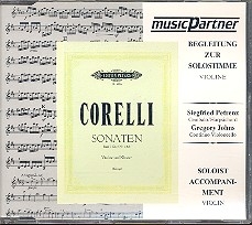 Sonaten aus op.5 Band 1 CD mit der Begleitung zur Solovioline