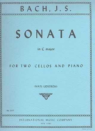 Sonata C major for 2 cellos and piano