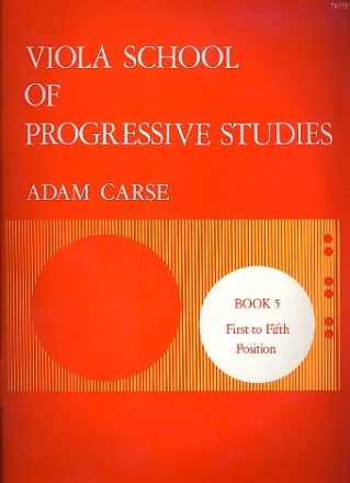 Viola School of progressive Studies vol.5 First to fifth position