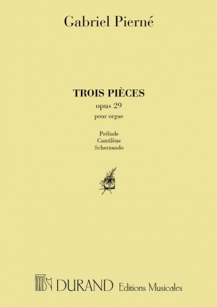 3 pices op.29 pour orgue