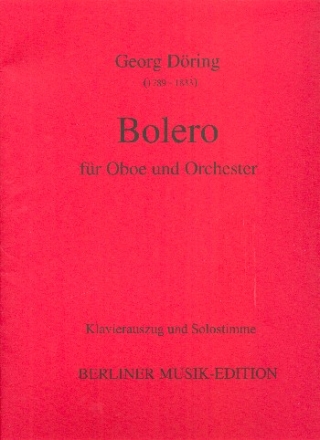 Bolero fr Oboe und Orchester fr Oboe und Klavier