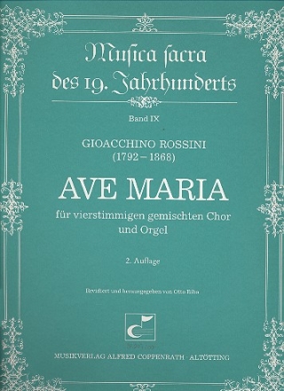 Ave Maria fr gem Chor und Orgel Partitur