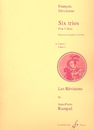 6 trios vol.1 (nos.1-3) pour 3 fltes parties