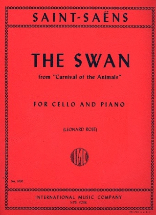 The Swan for cello and piano