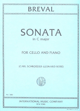 Sonata C major for cello and piano