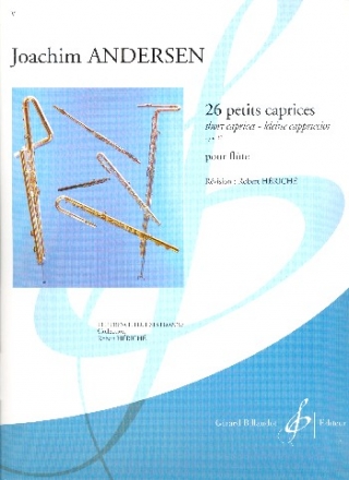 26 petits caprices op.37 pour la flute