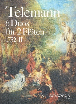 6 Duos TWV 40:124-129 (Band 2) fr 2 Flten Spielpartitur