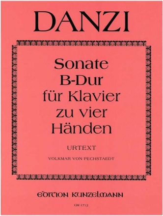 Sonate B-Dur fr Klavier zu 4 Hnden