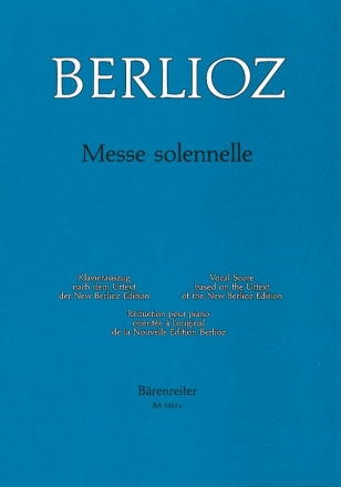 Messe solenelle  Klavierauszug